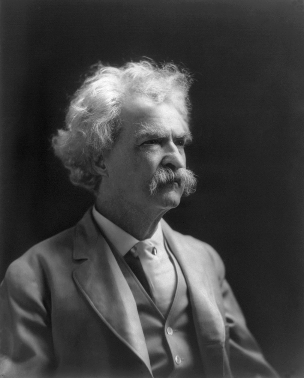 Portret van Mark Twain door Unbekannt Unbekannt