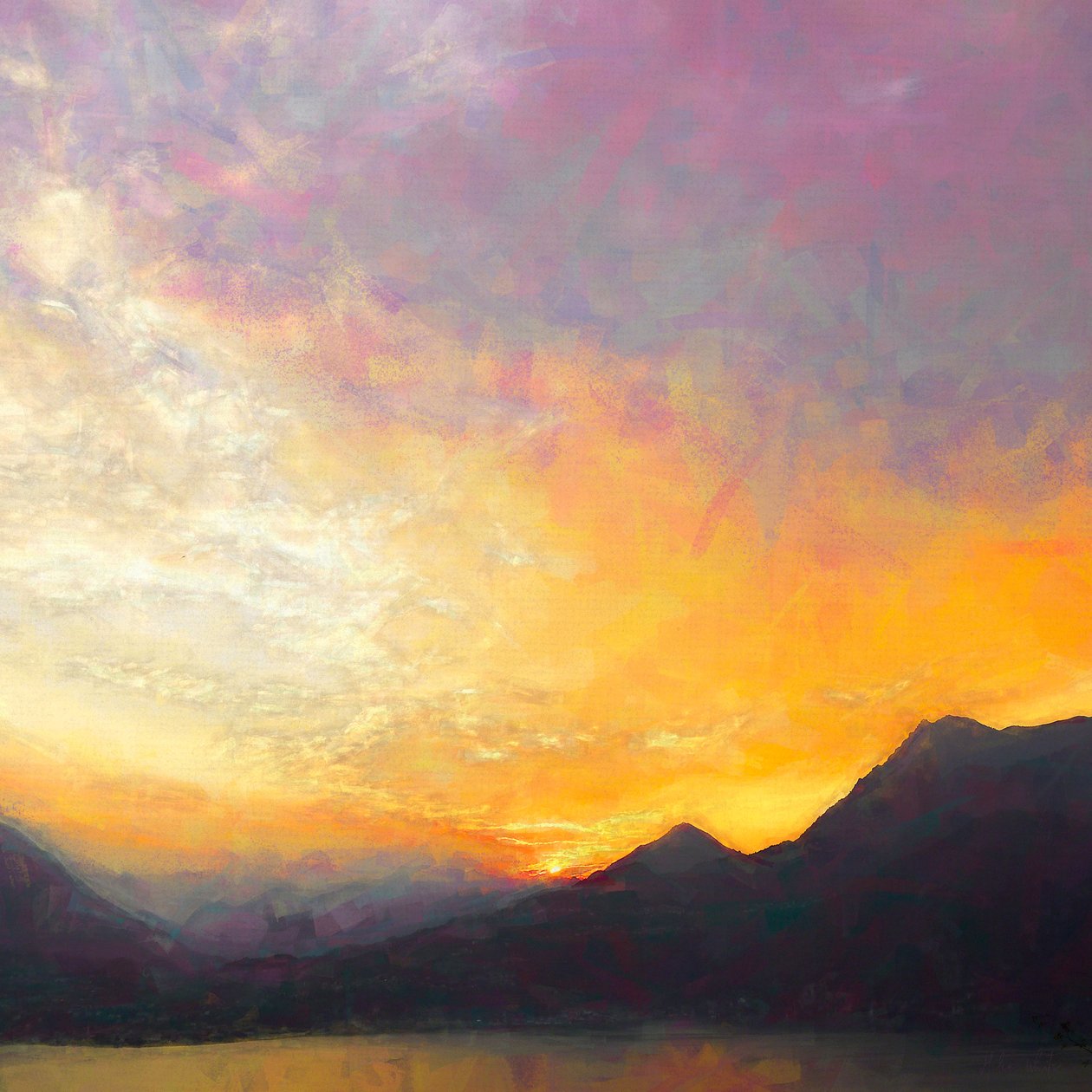 Zonsondergang zeilen, 2018 door Unbekannt Unbekannt
