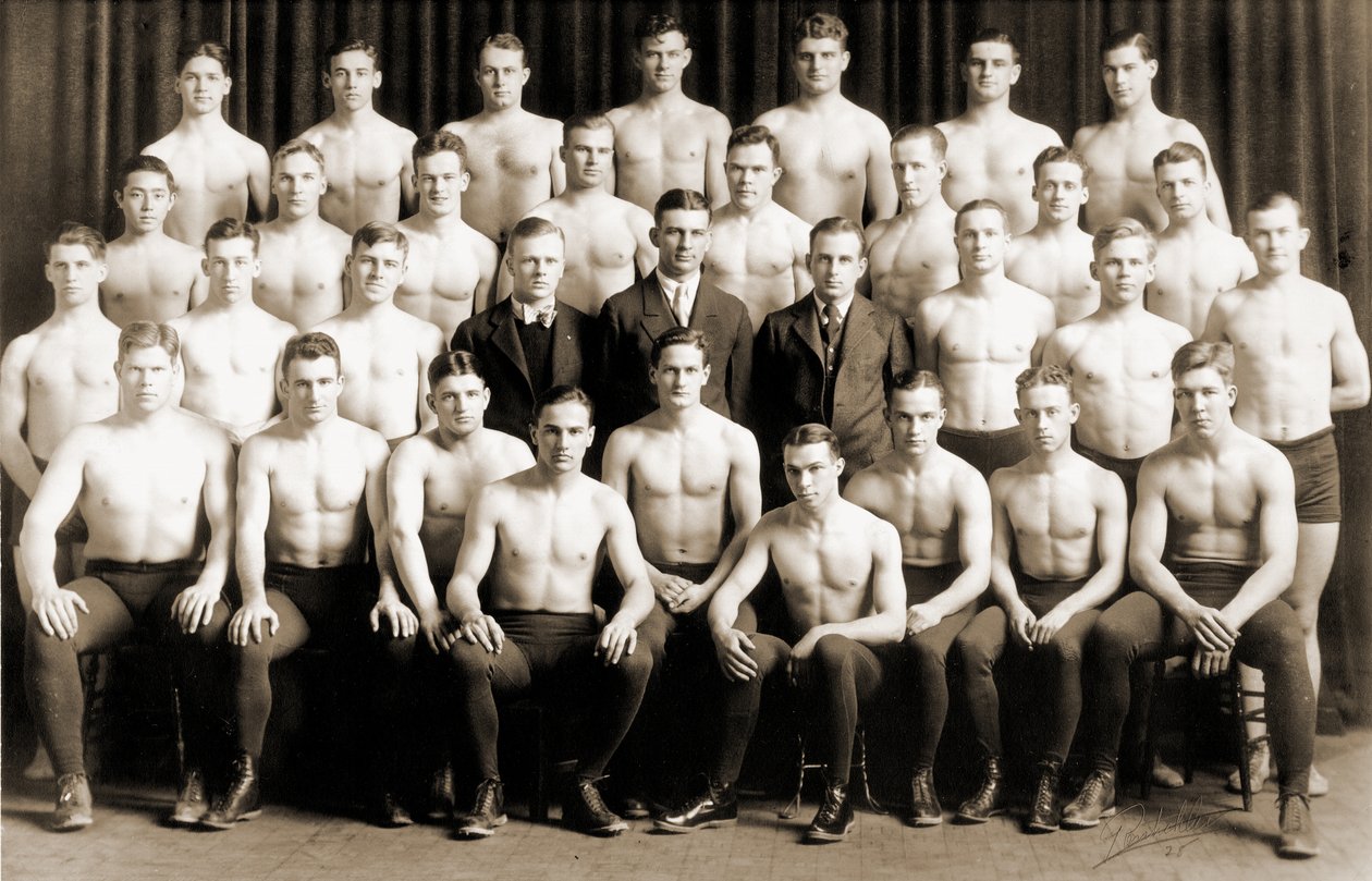 Worstelteam van de Universiteit van Michigan, 1929 door Unbekannt Unbekannt