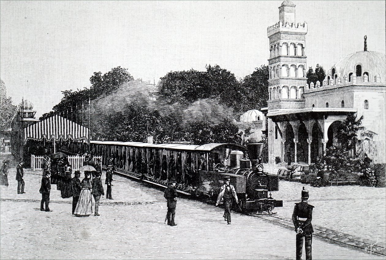 Een Decauville locomotief door Unbekannt