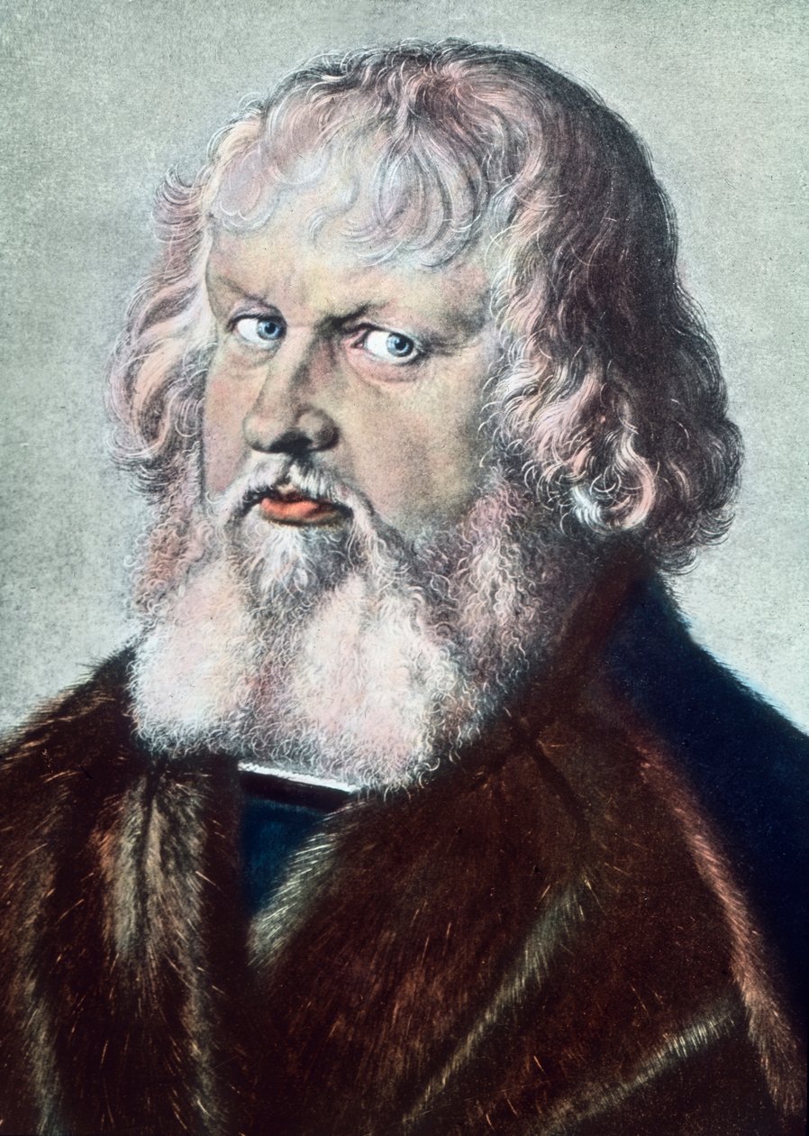 Een Duitse burger van Albrecht Dürer door Unbekannter Künstler