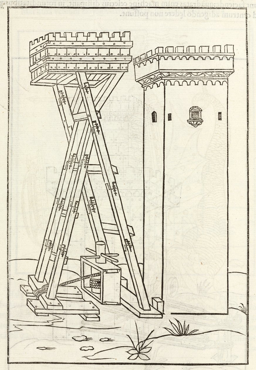 Een machine om een toren te bestormen door Unbekannt