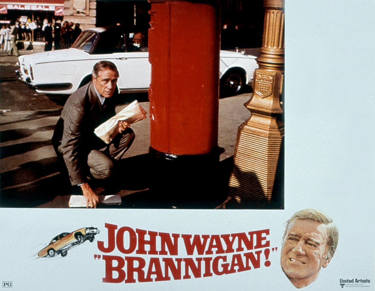 Affiche van de film Brannigan met John Wayne 1975 door Unbekannt