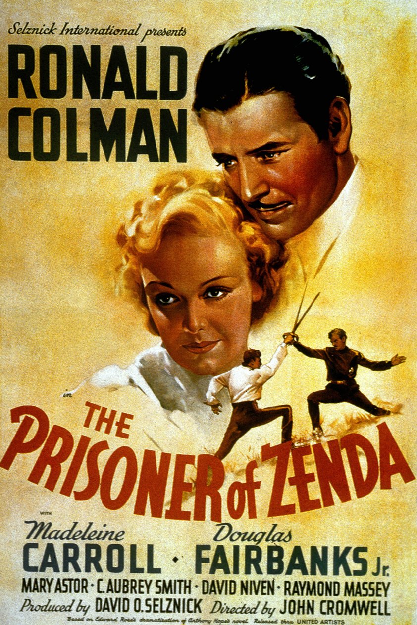 Affiche van de film De gevangene van Zenda door Unbekannt