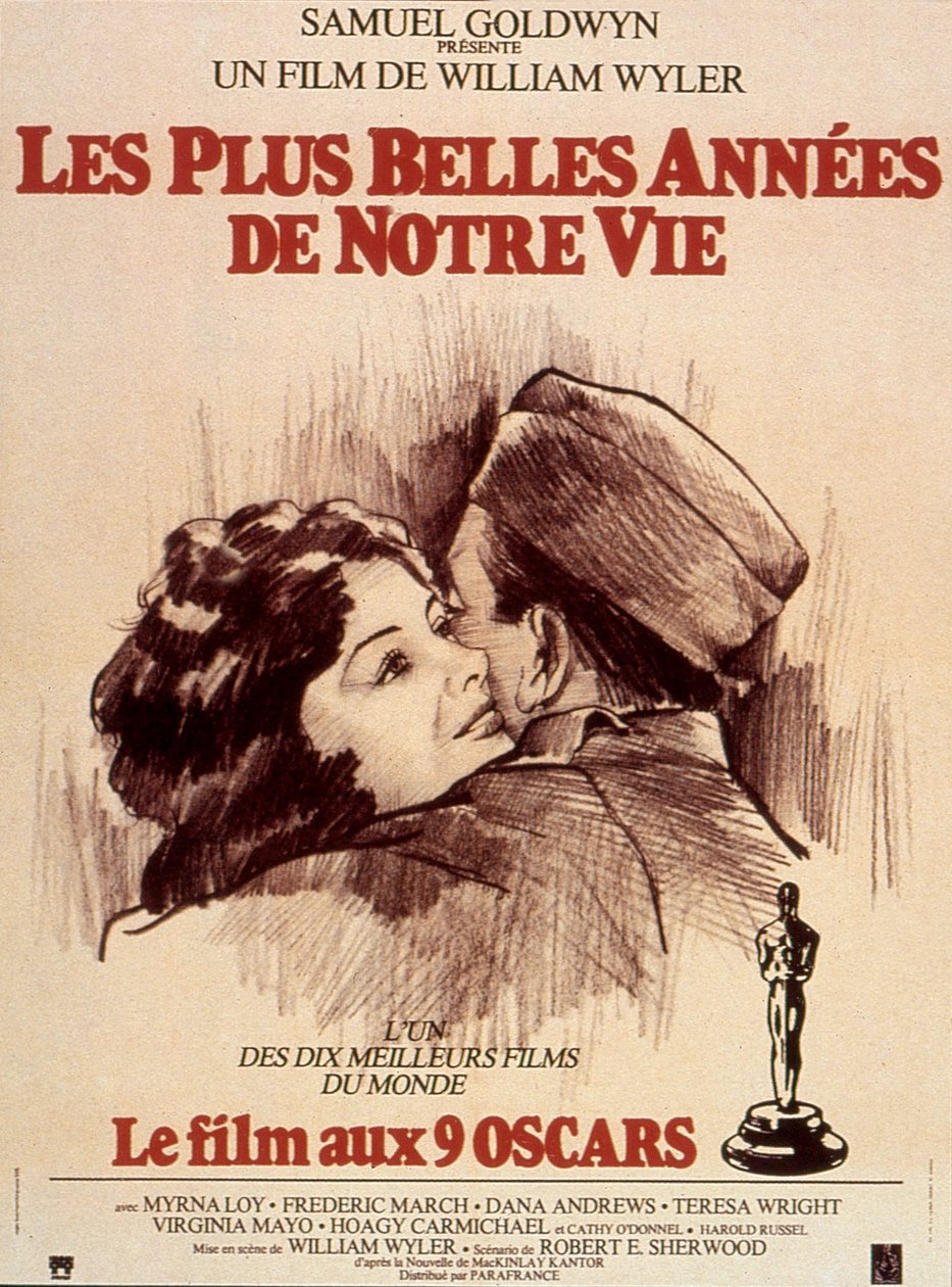 Affiche van de film The Best years of our lives 1946 door Unbekannt
