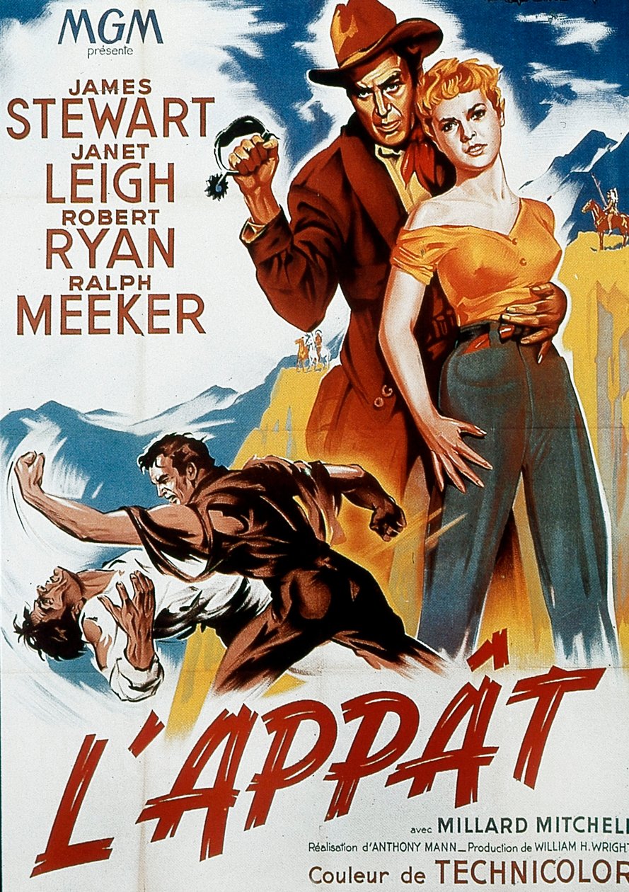 Affiche van de film The Naked Spur 1953 door Unbekannt