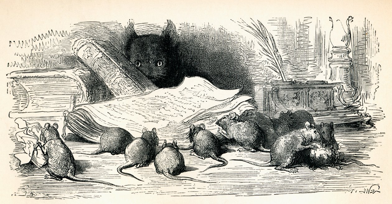 Naar een werk van Gustave Doré uit 