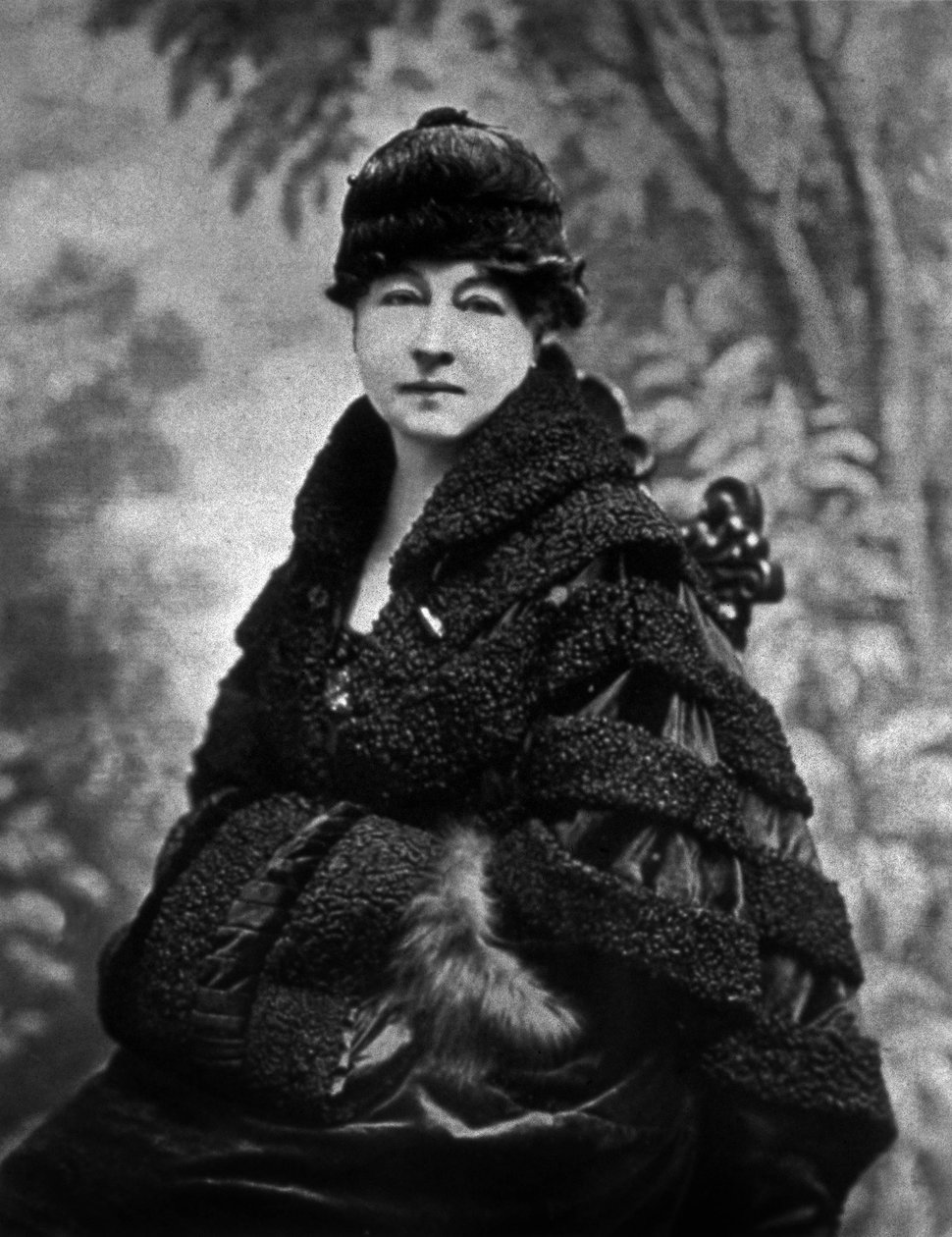Alice Guy Blache (1873-1968) eerste filmregisseur (La fee aux choux in 1896) en oprichter van de Solax Film Co in 1910 door Unbekannter Künstler
