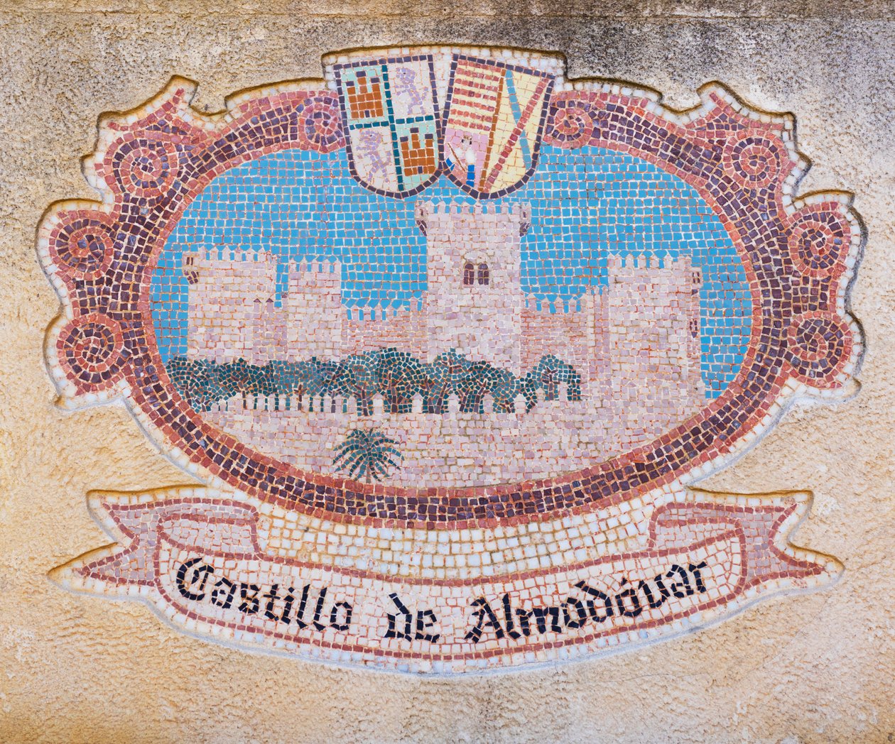 Almodovar del Rio, provincie Cordoba, Spanje. door Unbekannt