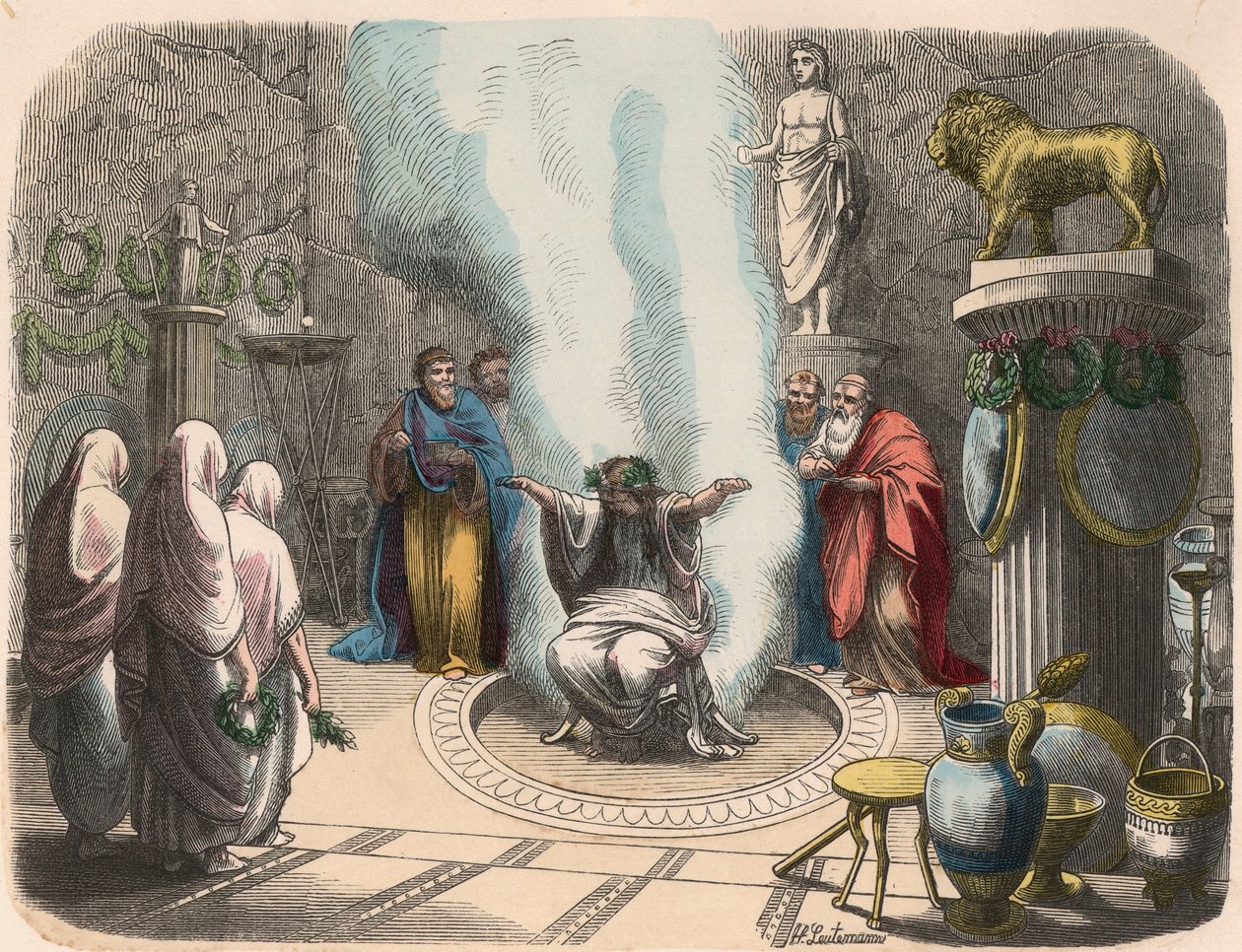Oud Griekenland: Heiligdom van Apollo: Het Orakel van Delphi door Unbekannt