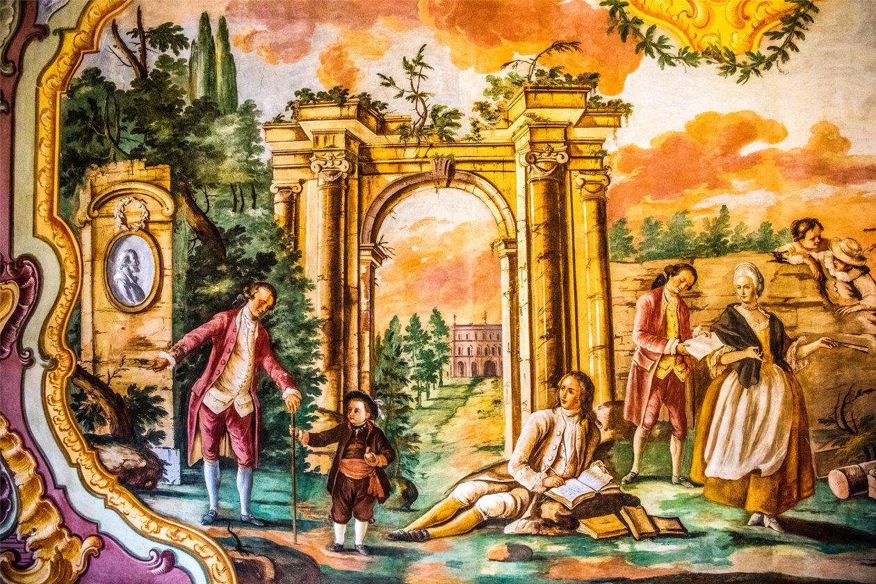 Arcadia Kamer met fresco