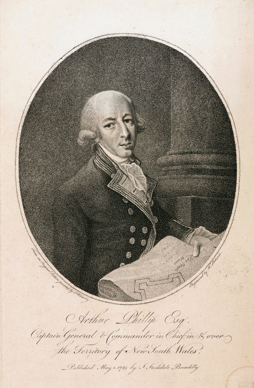 Arthur Phillip, Britse marinecommandant, ca. 1789 door Unbekannt