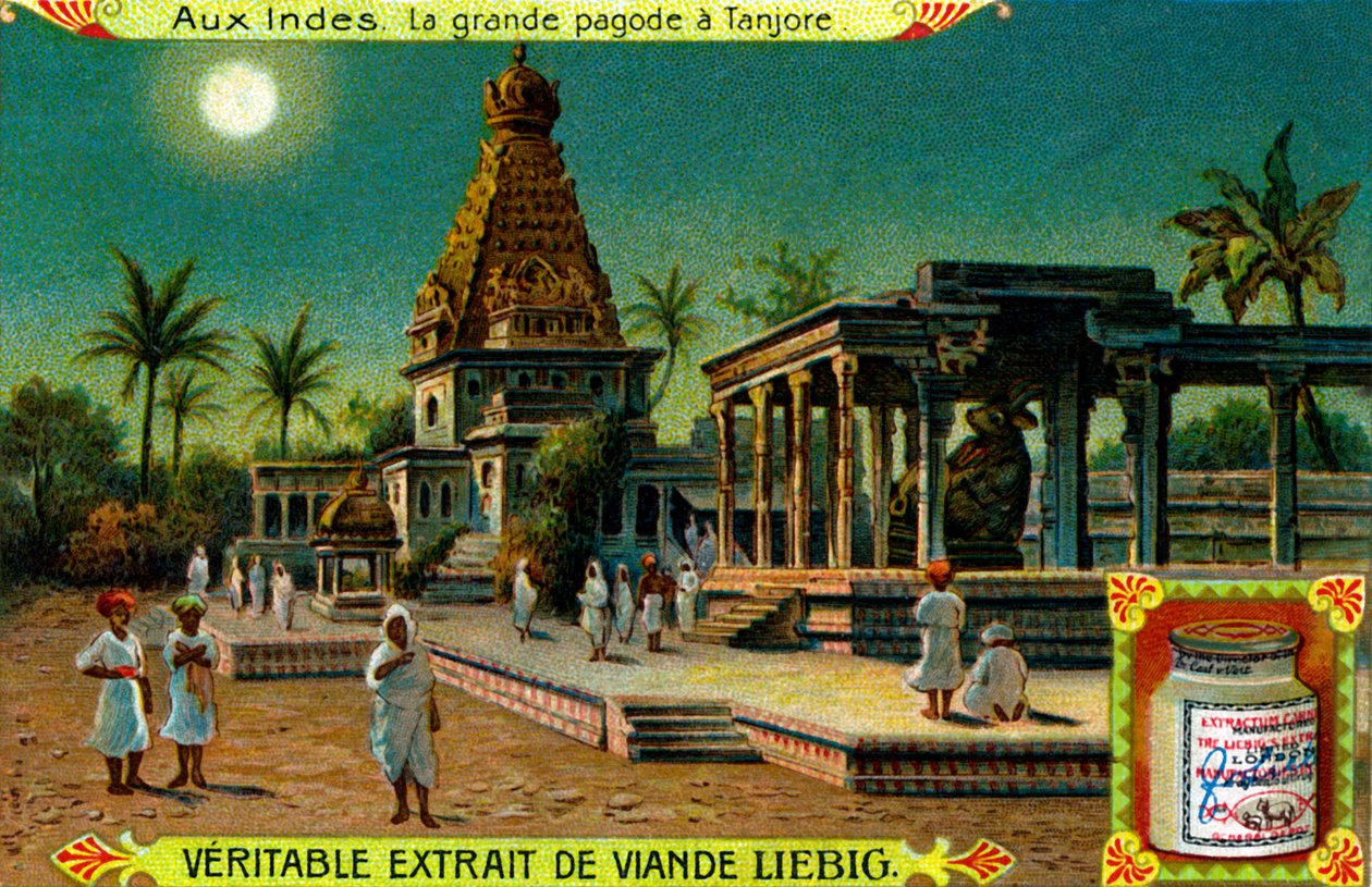 Brihadeeswarar Tempel in Thanjavur, India door Unbekannter Künstler