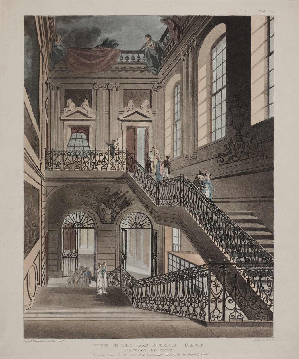 British Museum, Holborn, 1808 door Unbekannt