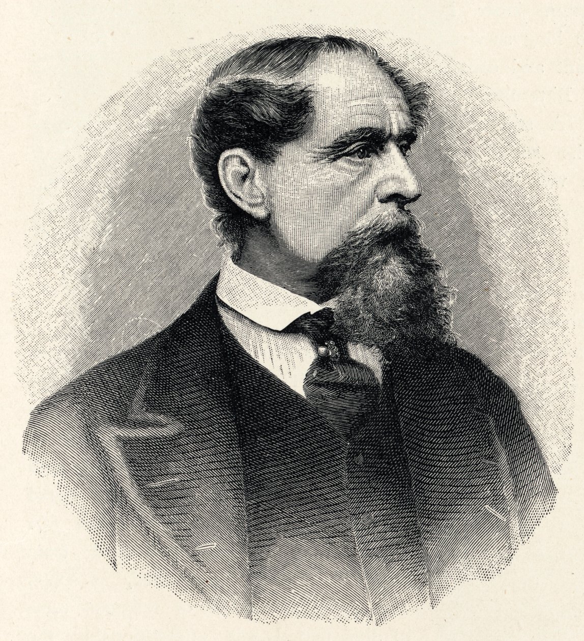 Charles Dickens - portret door Unbekannter Künstler