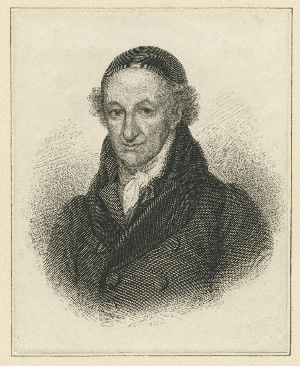 Christoph Martin Wieland, ca. 1805 (gravure) door Unbekannt