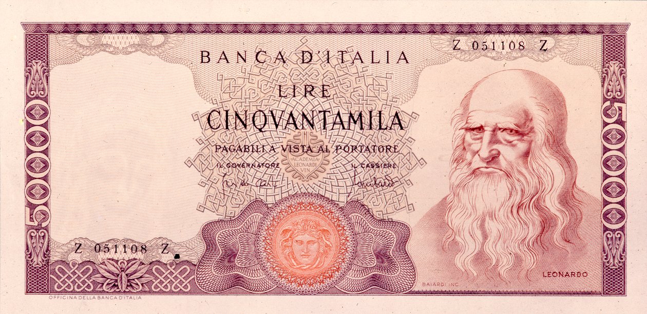 Cinquantamila Lire door Unbekannt