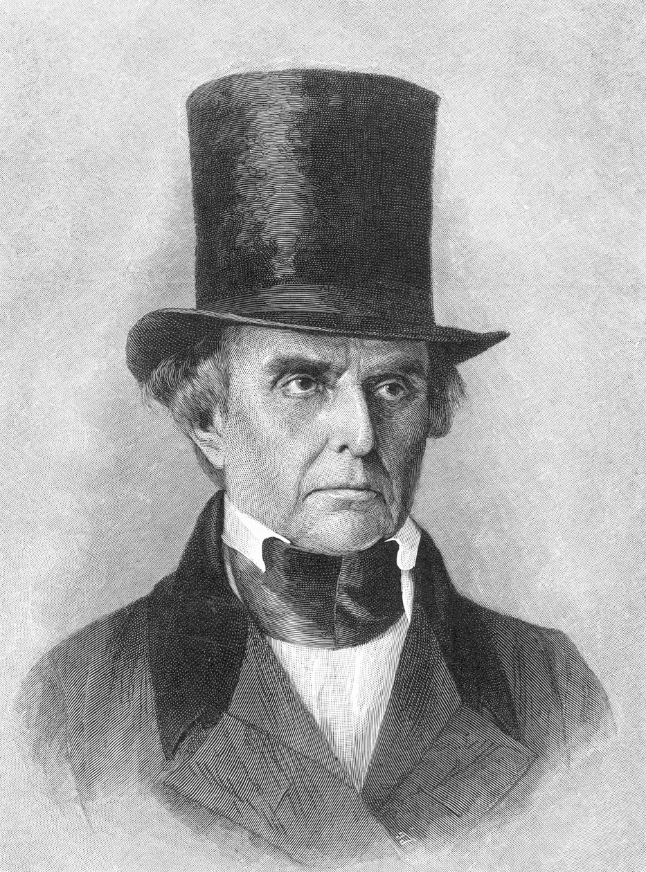 Daniel Webster, Amerikaanse politicus (zw/w foto) door Unbekannt