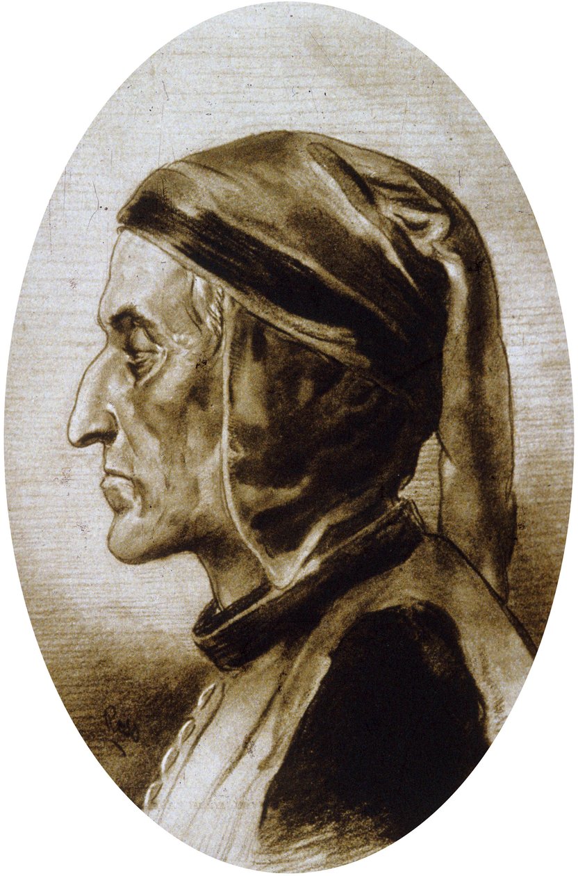 Dante Alighieri door Unbekannter Künstler
