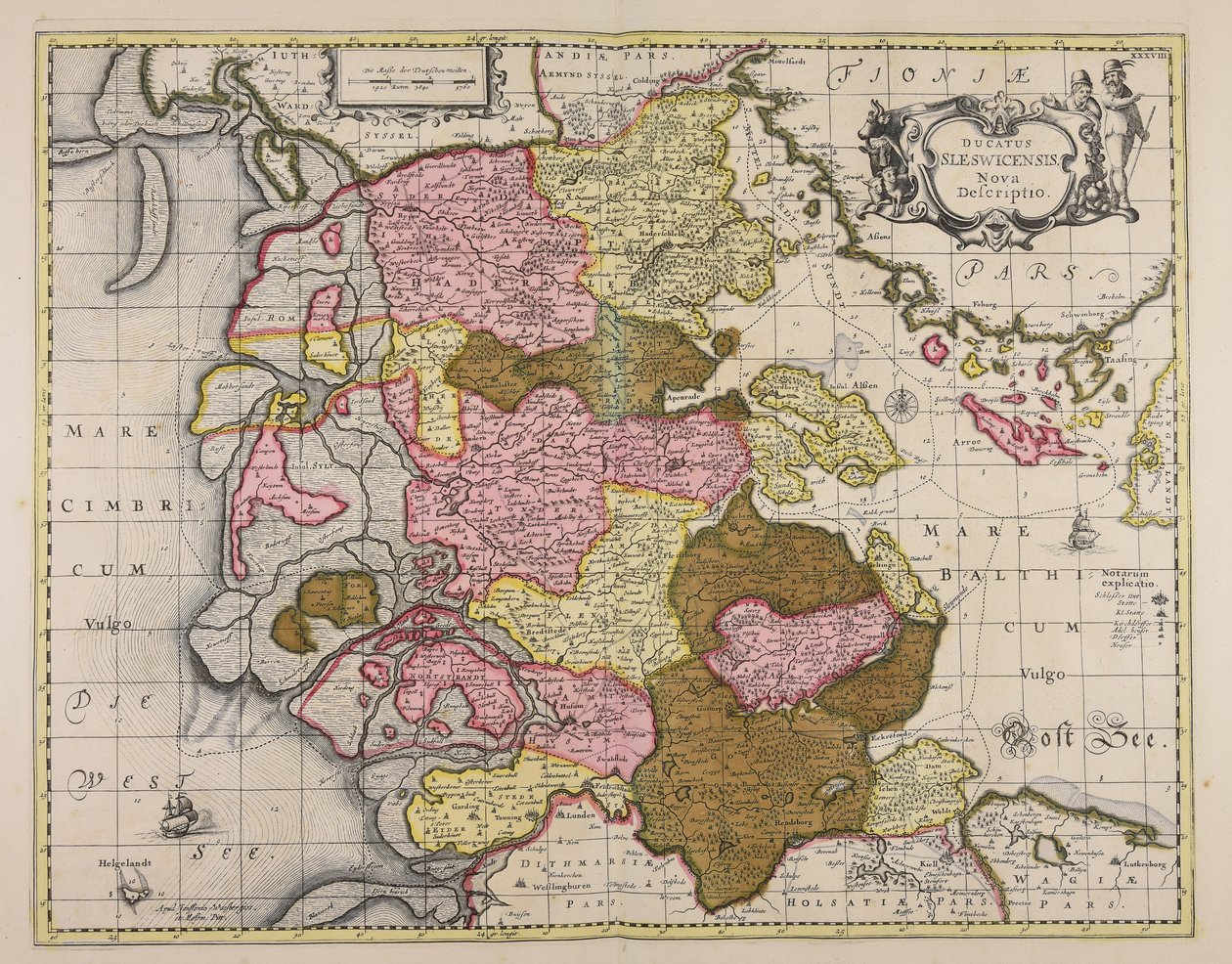 Ducatus Sleswicensis nova descriptio door Unbekannter Künstler