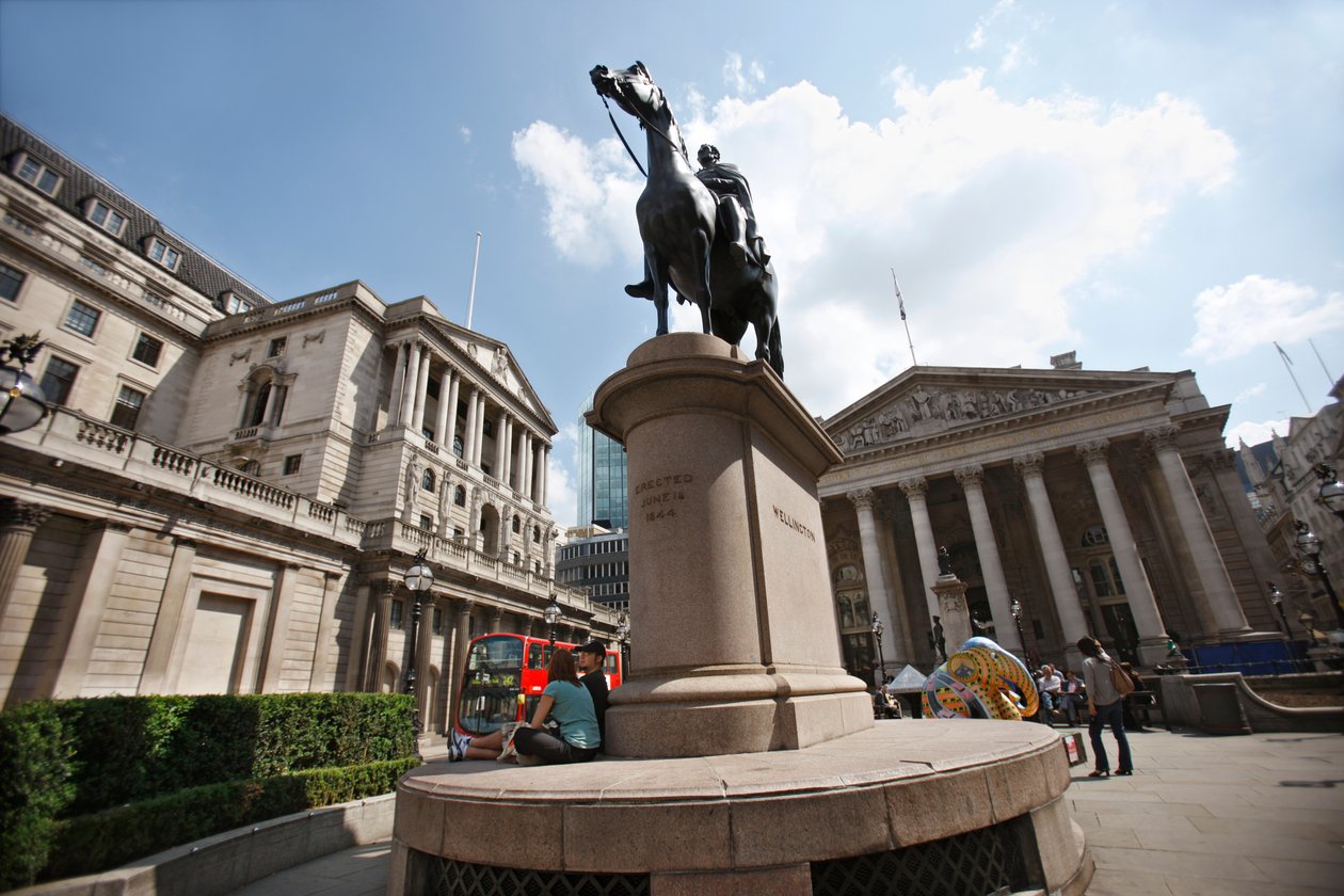 Standbeeld van de Hertog van Wellington, Bank Junction, Londen (foto) door Unbekannt