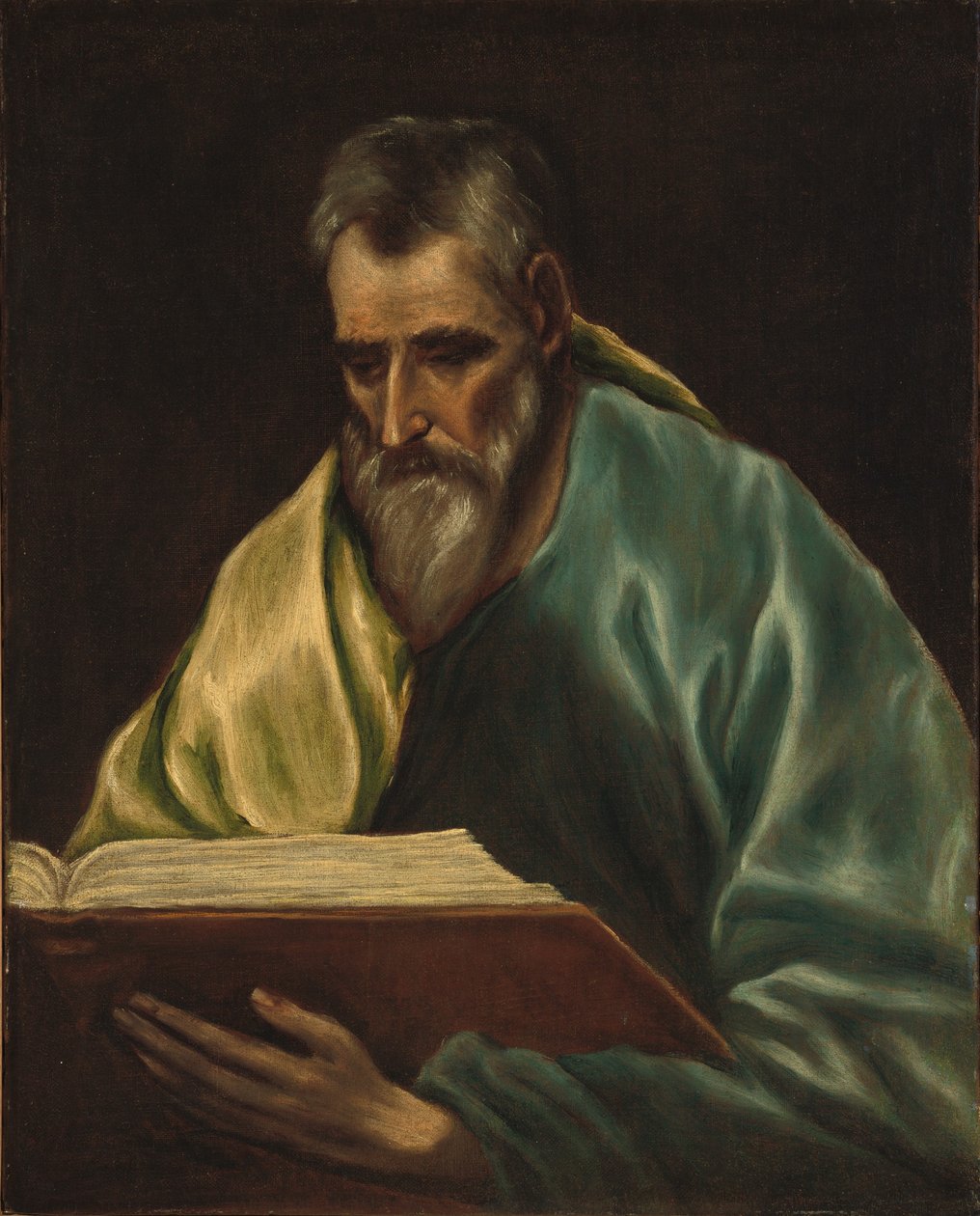 El Greco - Portret van een apostel (Sint Filippus), Fogg door Unbekannter Künstler