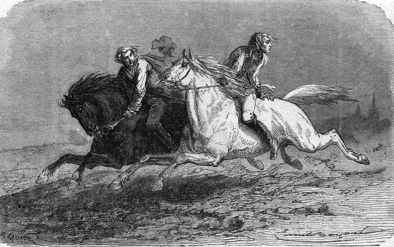Ontsnapping van Frederic de Trenck uit het fort van Glatz in Polen (1746) door Unbekannter Künstler