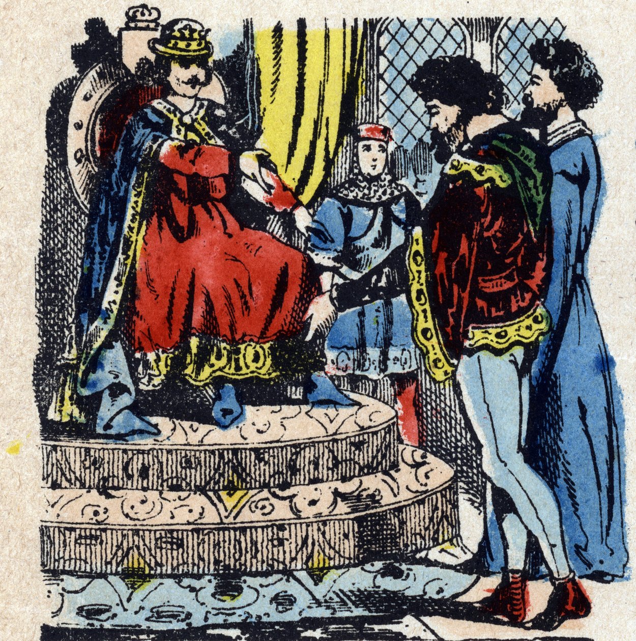Verdrijving van joden en Italiaanse bankiers onder Karel IV door Unbekannter Künstler