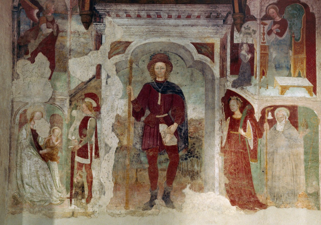 Fresco van Jeanne d