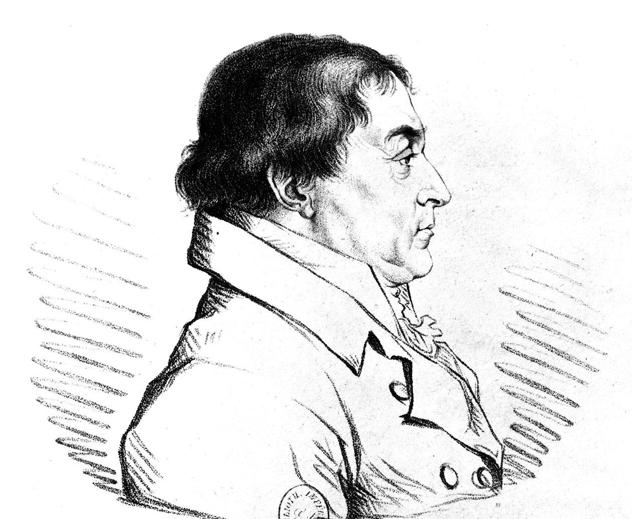 Friedrich Wilhelm graaf von Bulow en van Dennewitz (1755-1816) (gravure) door Unbekannter Künstler