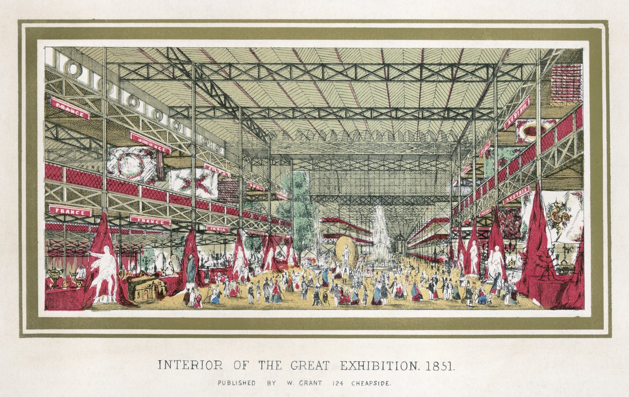 Grote Tentoonstelling in Hyde Park 1851 door Unbekannter Künstler