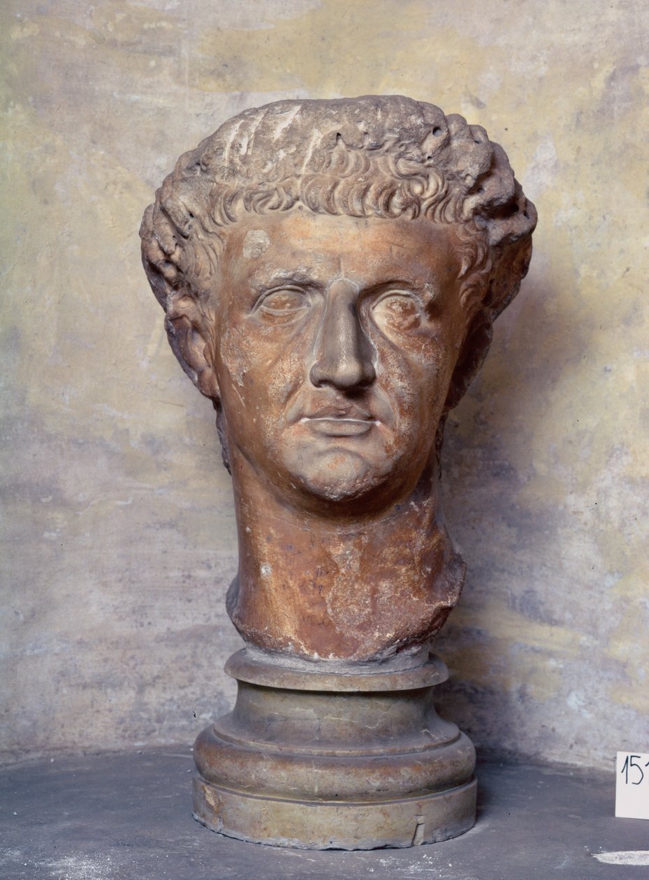 Hoofd van Claudius, Romeins door Unbekannt