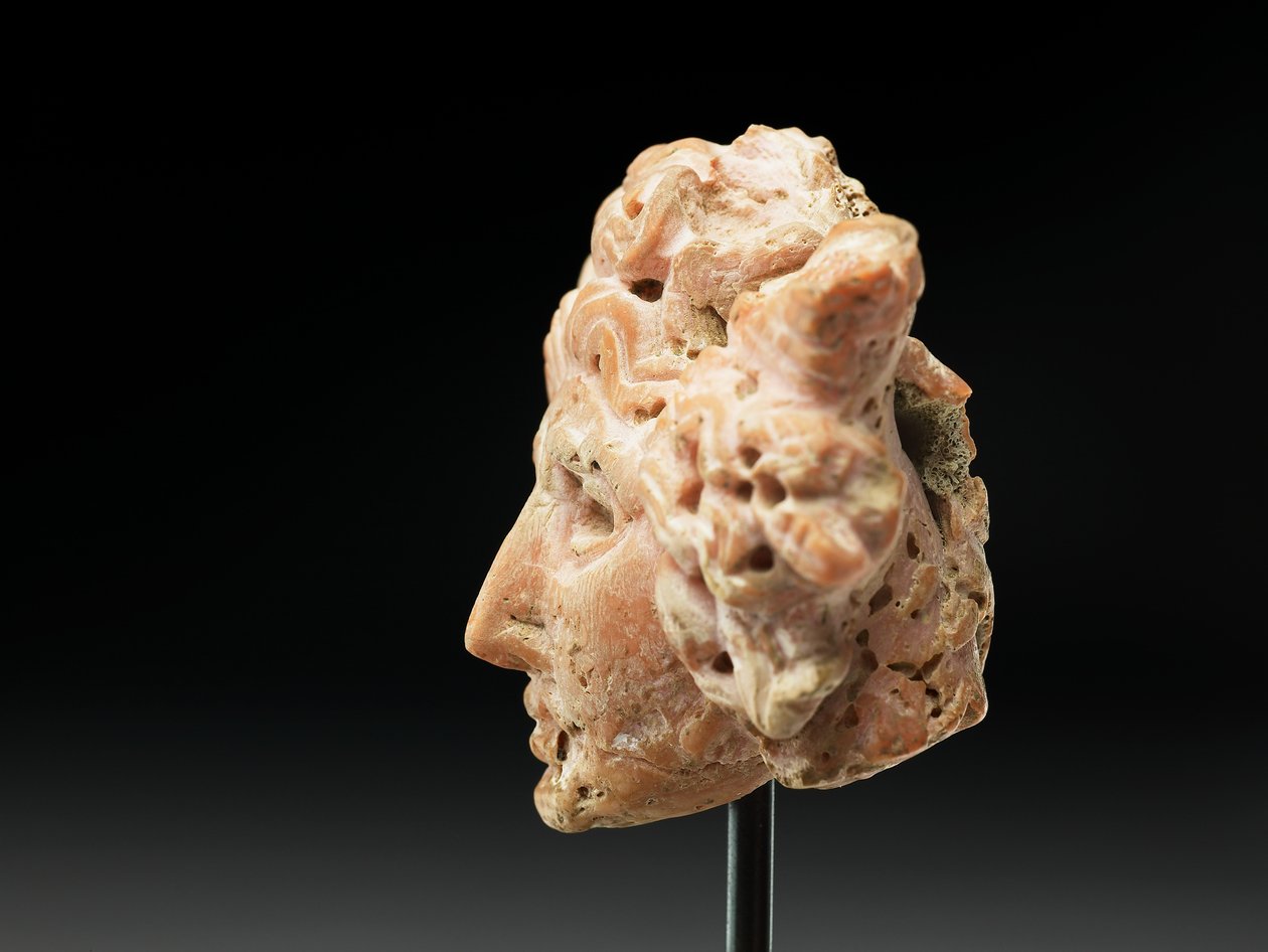 Hoofd van Medusa, uit Bactrië of Gandhara, 2e-1e eeuw v.Chr. door Unbekannt