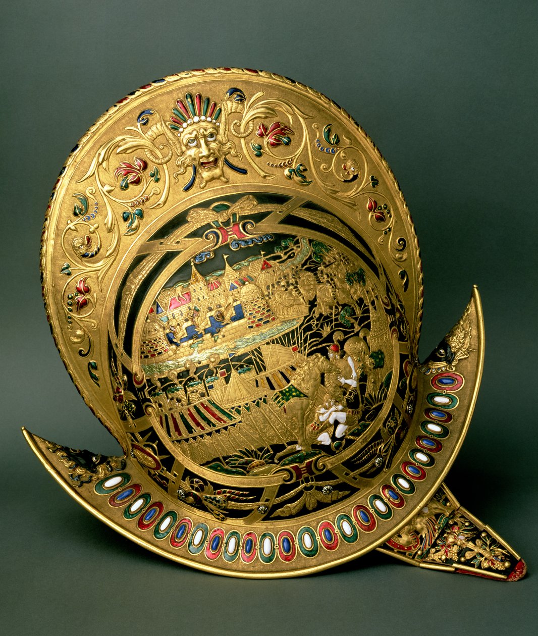 Helm van Karel IX (1550-74) 16e eeuw door Unbekannt