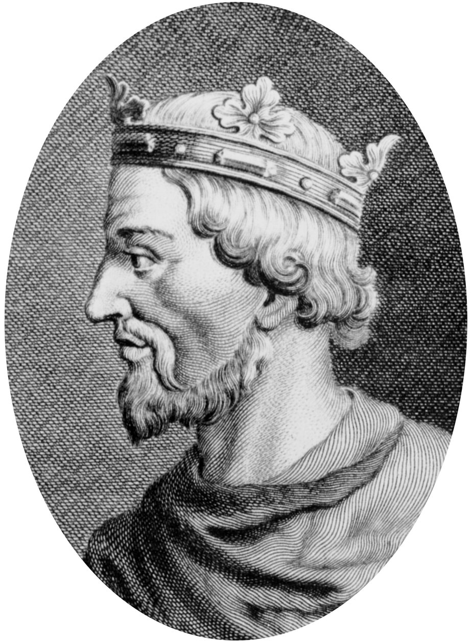 Hendrik I Franse Koning (gravure) door Unbekannter Künstler
