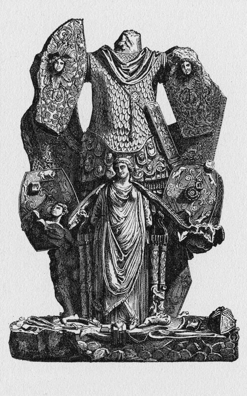 Geschiedenis van het oude Rome. Rome gravures van 1872 door Unbekannt
