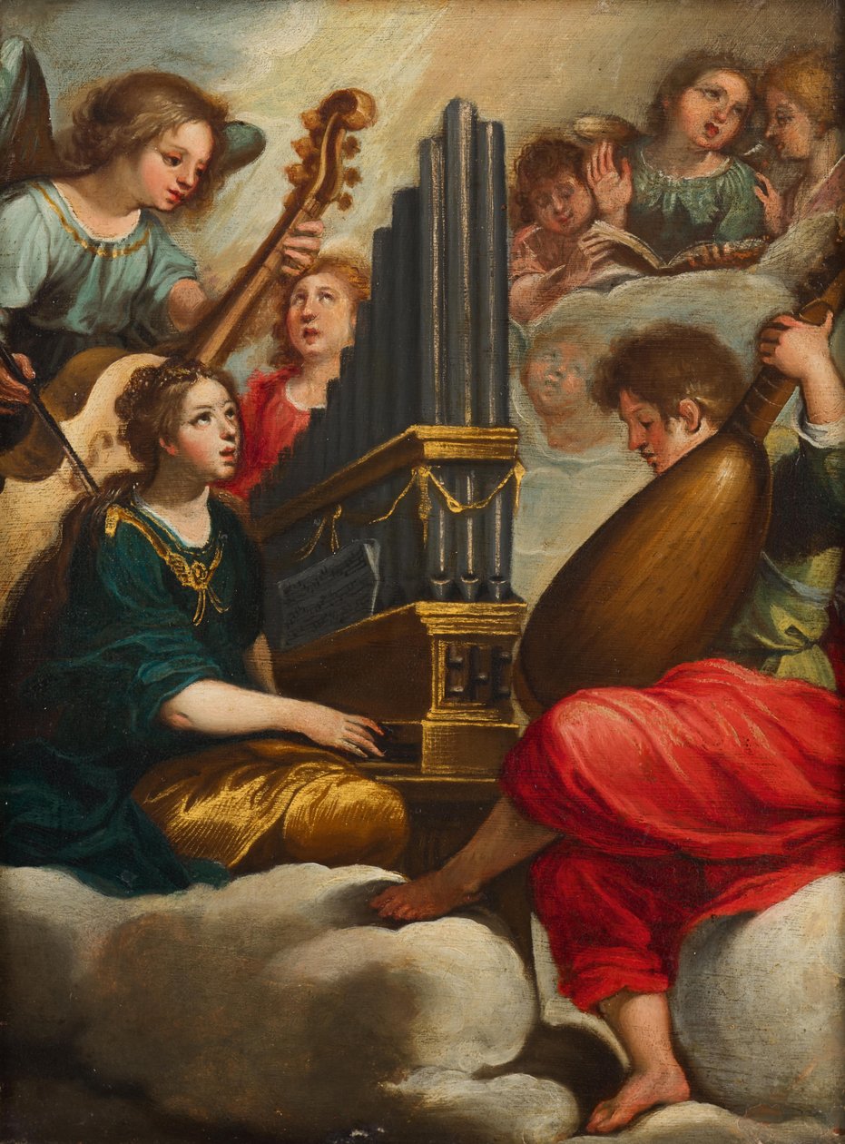 St Cecilia door Unbekannter Künstler