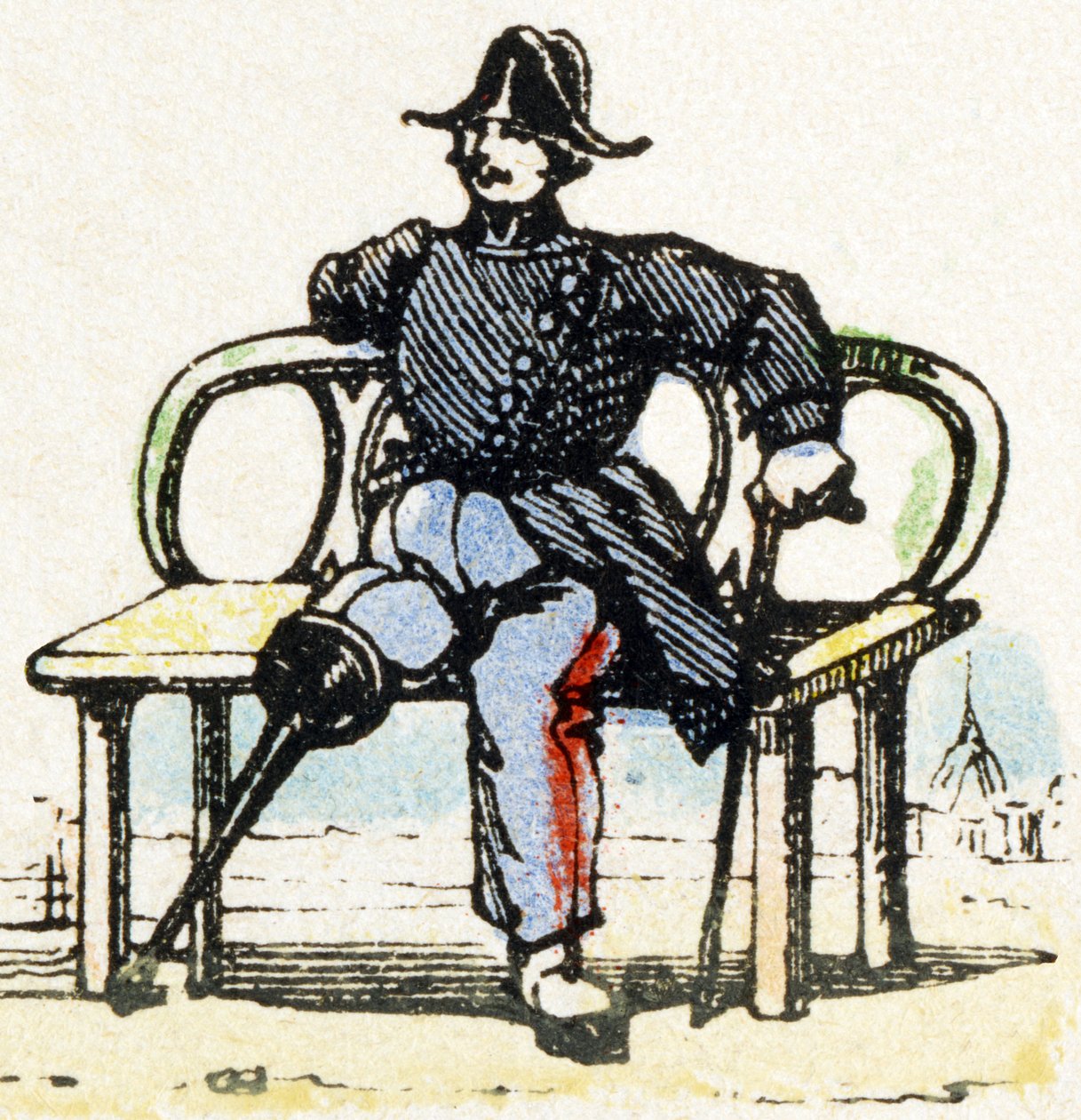 I - Invalide - Alfabet - kinderentertainment - Image epinal, populaire serie c.1890 door Unbekannt