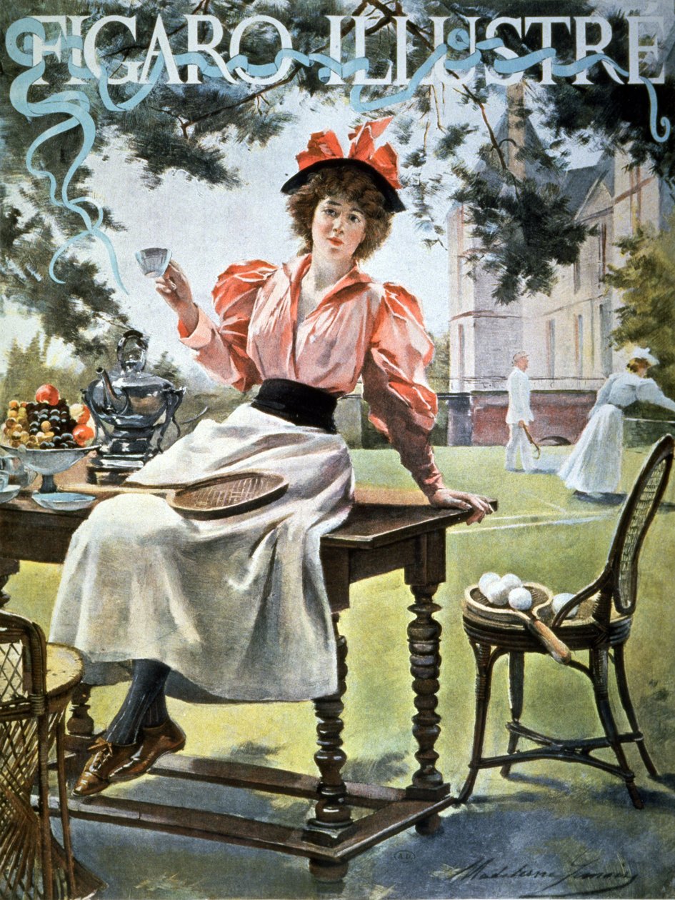Illustratie van Madeleine Lemaire in: Le Figaro Illustre, Frankrijk door Unbekannter Künstler