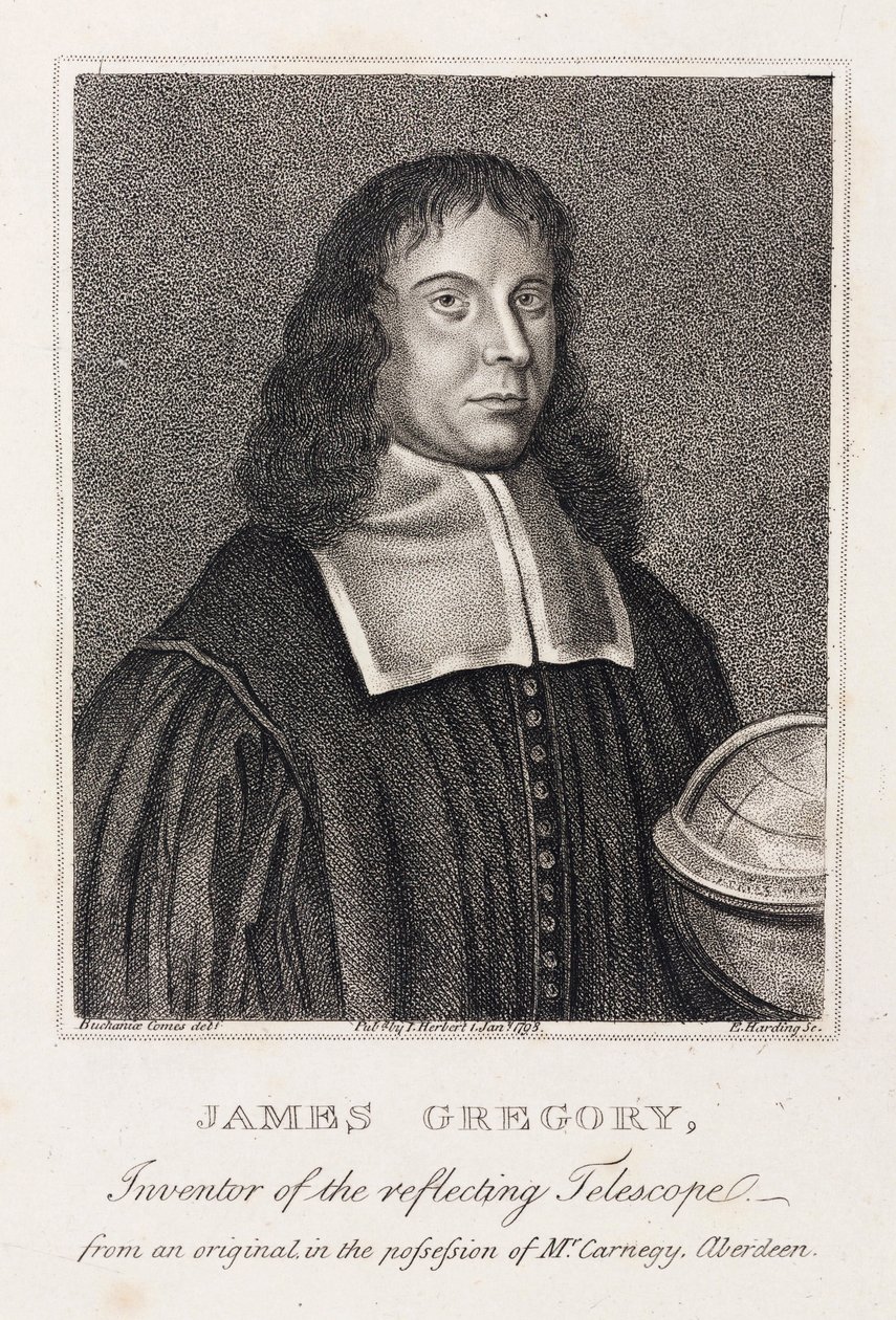 James Gregory, Schotse wiskundige, ca. 1670 door Unbekannt