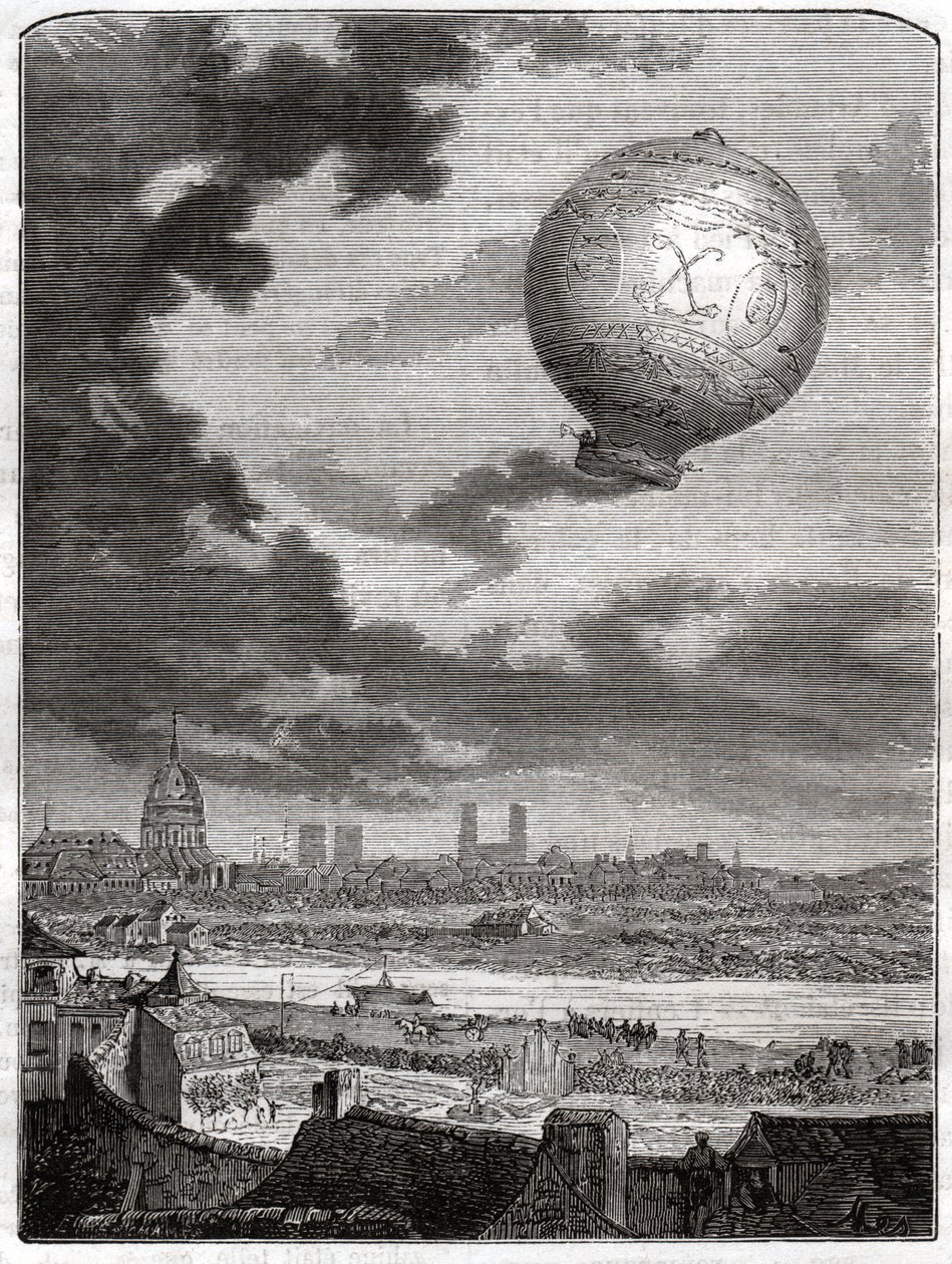Jean Francois Pilatre de Rozier door Unbekannter Künstler