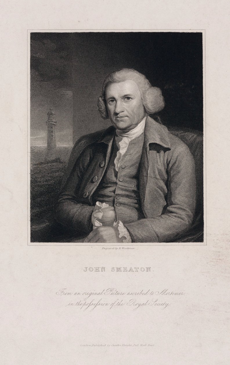 John Smeaton, Engelse mechanische en civiele ingenieur, c 1770s door Unbekannt