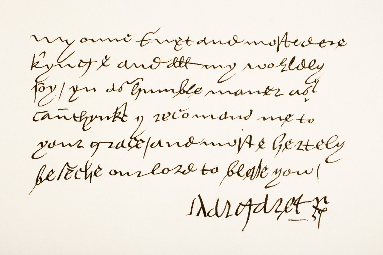 Lady Margaret Beaufort, gravin van Richmond en Derby, ook bekend als Margaret van Lancaster door Unbekannt
