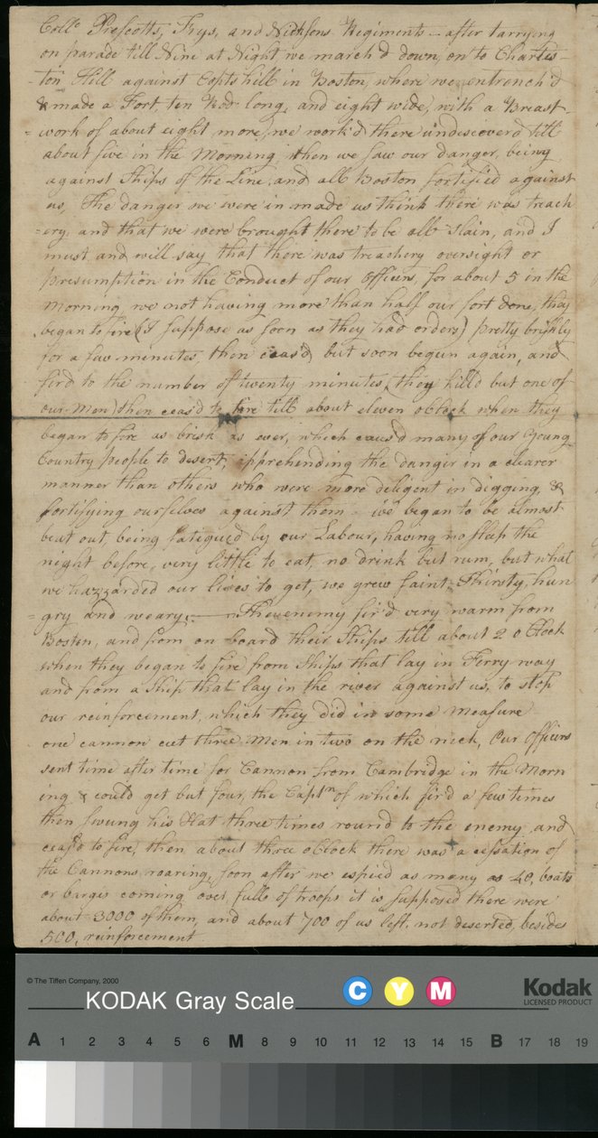 Brief van Peter Brown aan Sarah Brown, 25 juni 1775 door Unbekannter Künstler