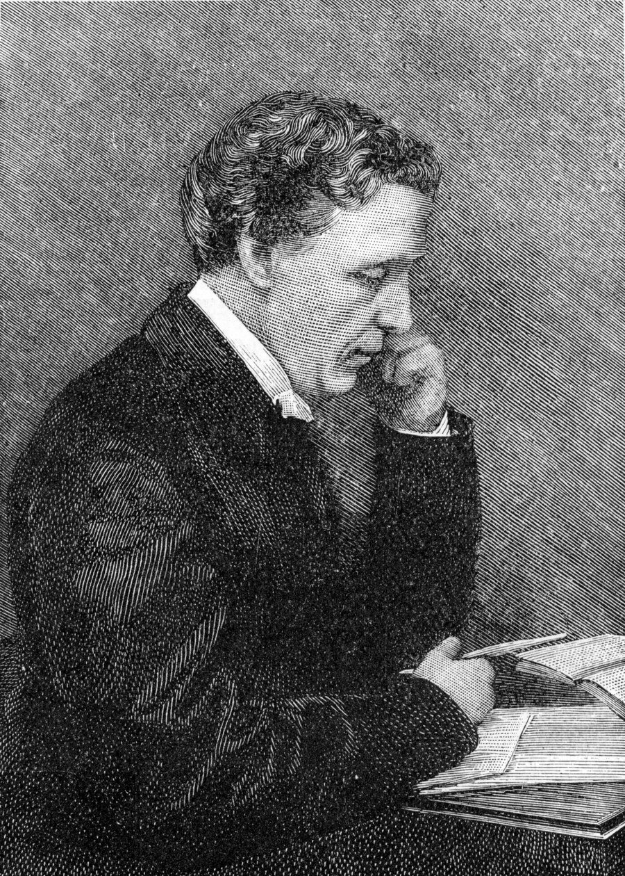 Lewis Carroll, portret door Unbekannter Künstler