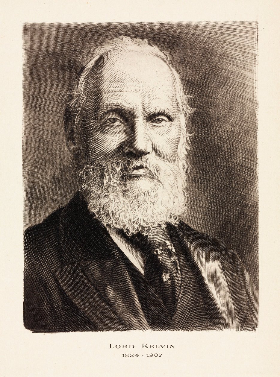 Lord Kelvin, Schotse ingenieur, wiskundige en natuurkundige, c 1900 door Unbekannt