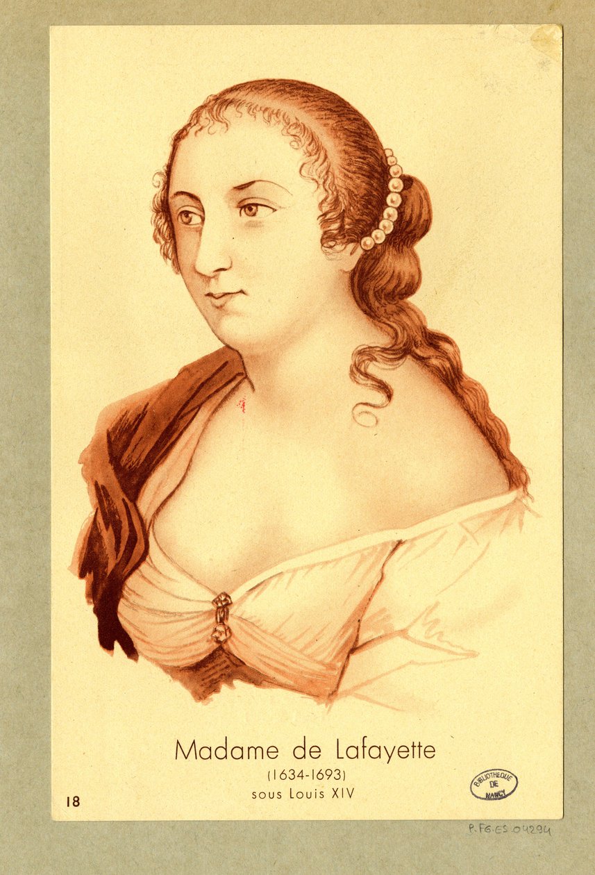 Madame de Lafayette door Unbekannter Künstler