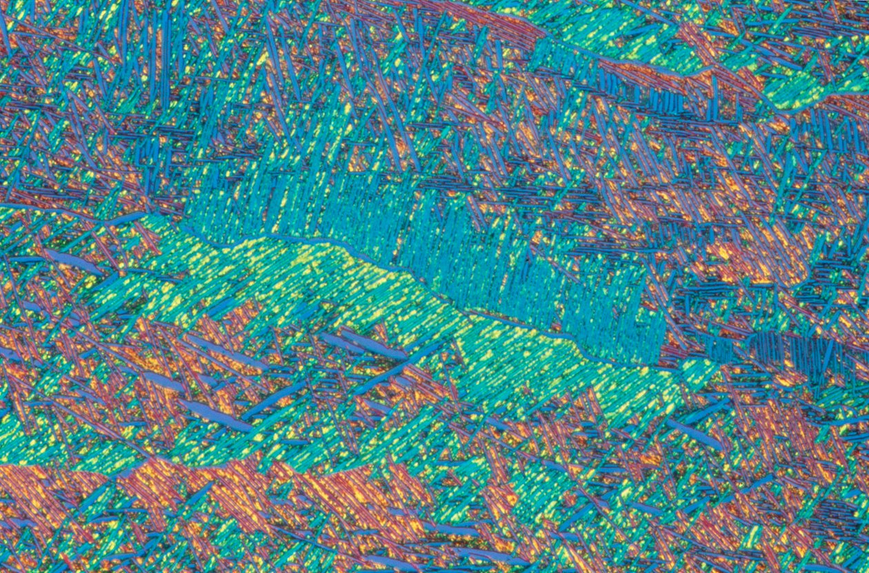 Micrografieën (Licht) Titanium legering geëtst, licht micrografie door Unbekannter Künstler