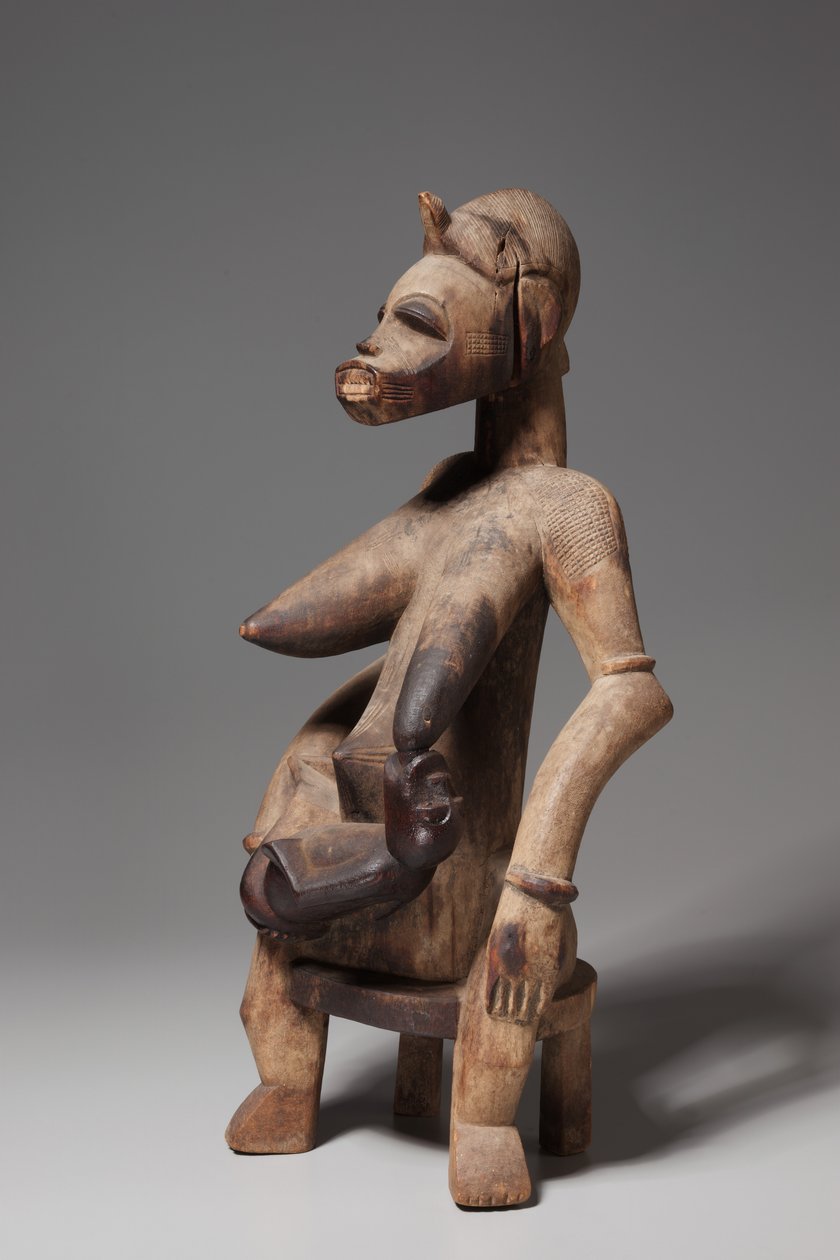 Moeder-en-kind figuur, 1800s-1900s door Unbekannt
