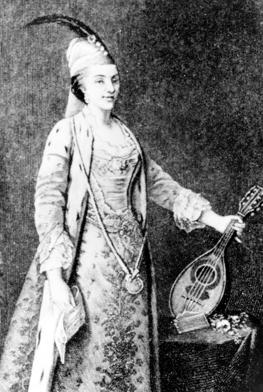 Moeder van de Franse dichter Andre Chenier die in 1767 een literair salon opende door Unbekannter Künstler